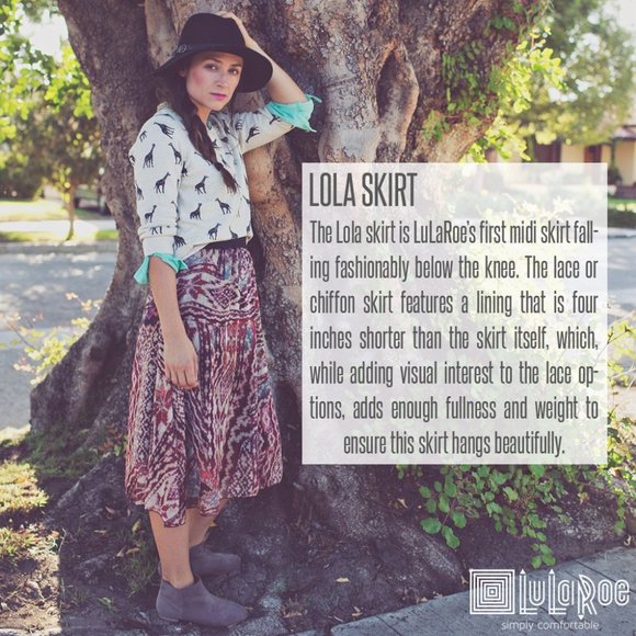 Lularoe Lola skirt - Picture 7 of 10